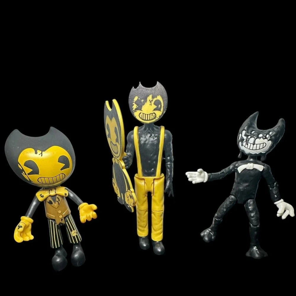 Bendy‎ & The Ink Machine Action Figures Lot of 3